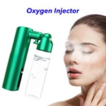 Oxygen Water Injection Skin Care Airbrush  Facial Humidifier Mini Nano Sprayer Water Oxygen Injection Meter(Green)